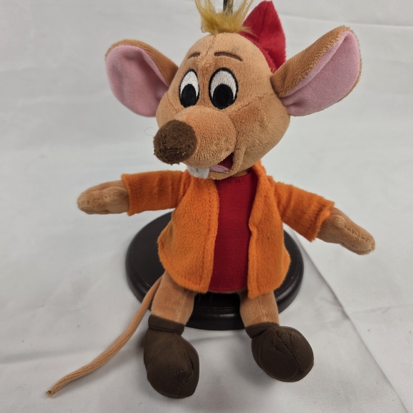 Disney Toys Disney Jaq The Mouse Plush Cinderella Toy Orange